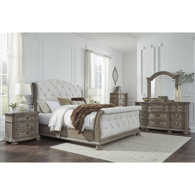 Signature Design by Ashley Ardenfield King Upholstered Sleigh Bed B944-58/B944-56/B944-97 IMAGE 6