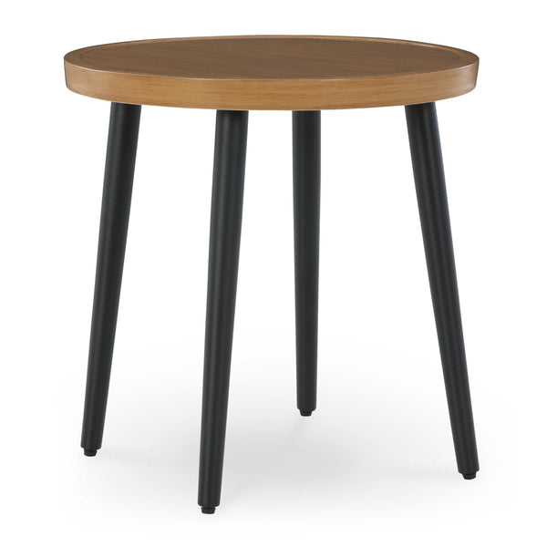 Signature Design by Ashley Horizon Hall P572-706 Round End Table IMAGE 1