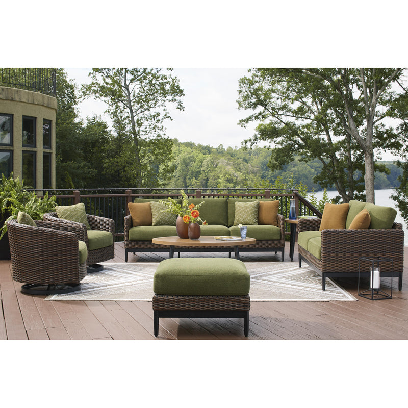 Signature Design by Ashley Horizon Hall P572-814 Ottoman with Cushion IMAGE 5