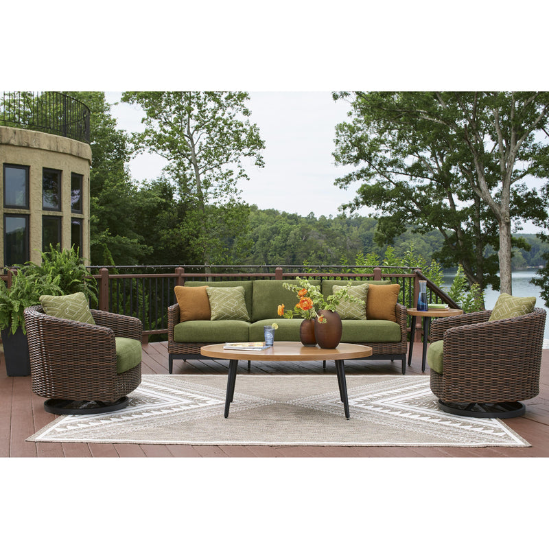 Signature Design by Ashley Horizon Hall P572-821 Swivel Lounge with Cushion IMAGE 13