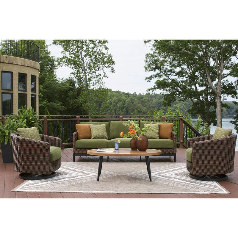 Signature Design by Ashley Horizon Hall P572-821 Swivel Lounge with Cushion IMAGE 14