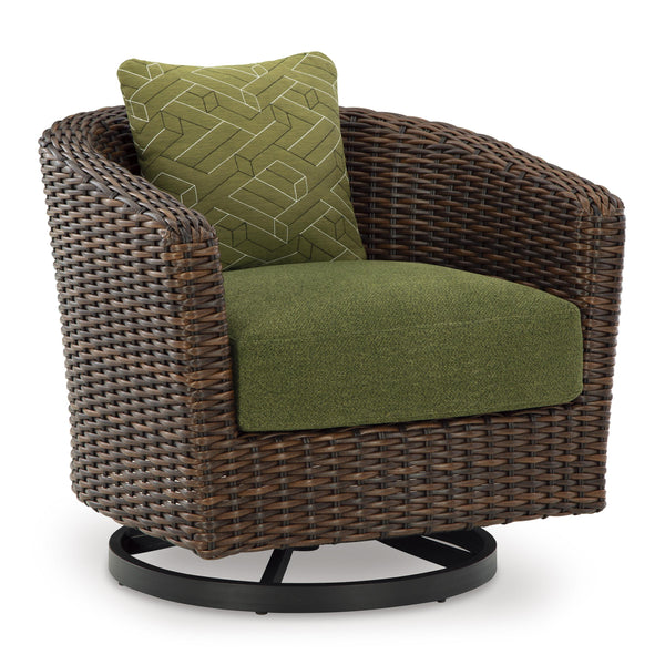 Signature Design by Ashley Horizon Hall P572-821 Swivel Lounge with Cushion IMAGE 1