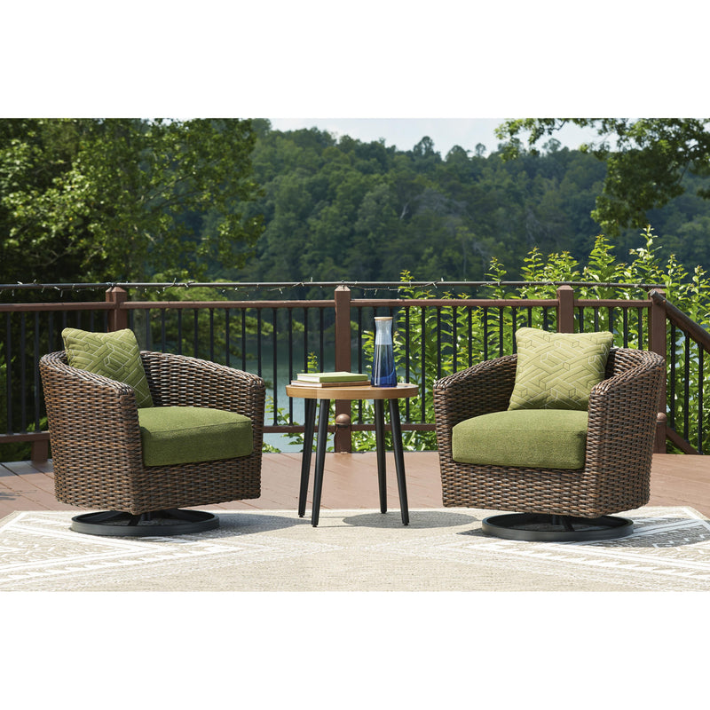 Signature Design by Ashley Horizon Hall P572-821 Swivel Lounge with Cushion IMAGE 7