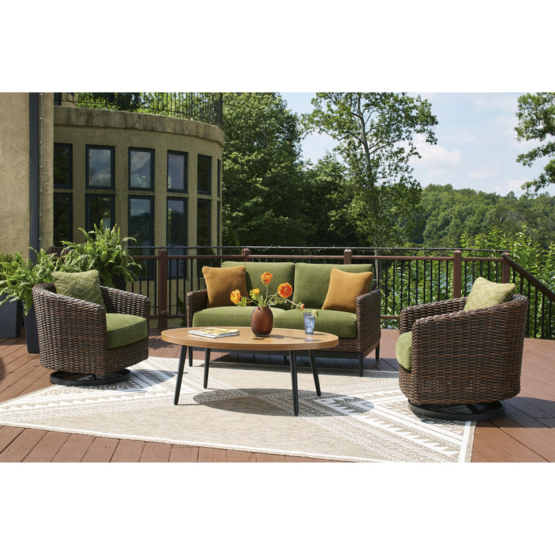 Signature Design by Ashley Horizon Hall P572-835 Loveseat with Cushion IMAGE 8