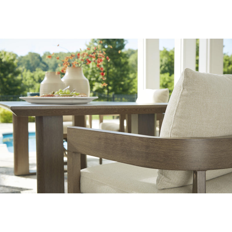 Signature Design by Ashley Serene Bay P671-625 Rectangular Dining Table with Umbrella Option IMAGE 10