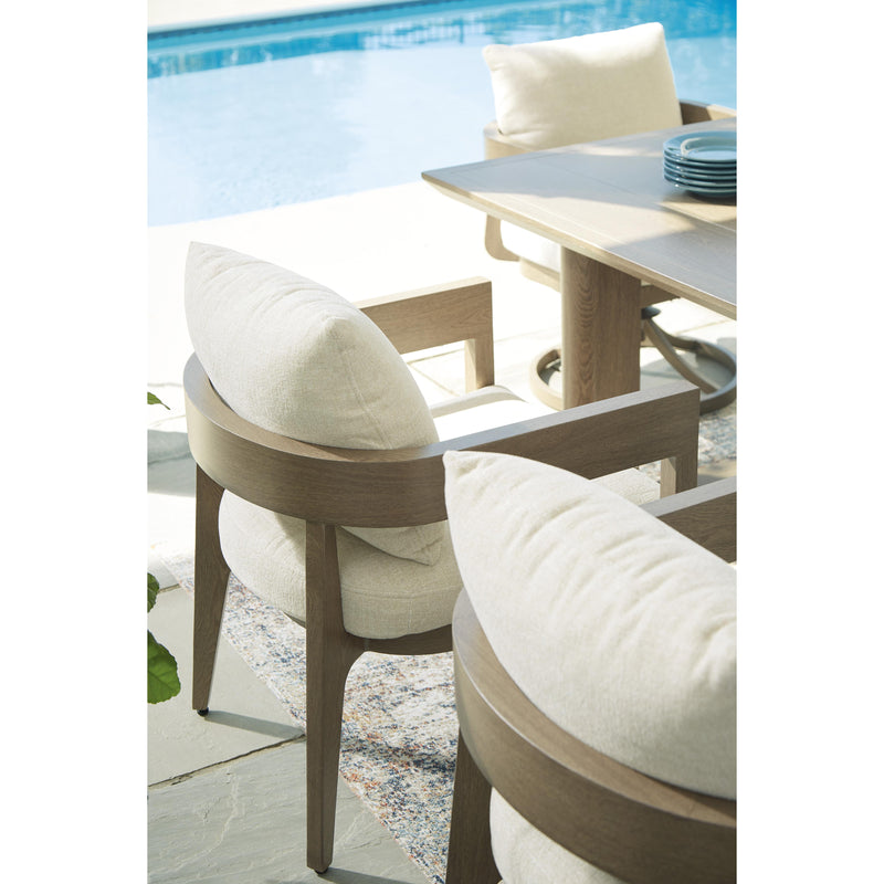 Signature Design by Ashley Serene Bay P671-625 Rectangular Dining Table with Umbrella Option IMAGE 13