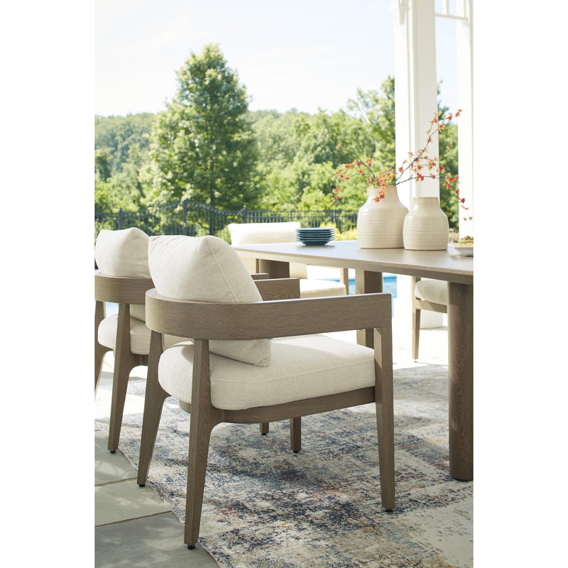 Signature Design by Ashley Serene Bay P671-625 Rectangular Dining Table with Umbrella Option IMAGE 17