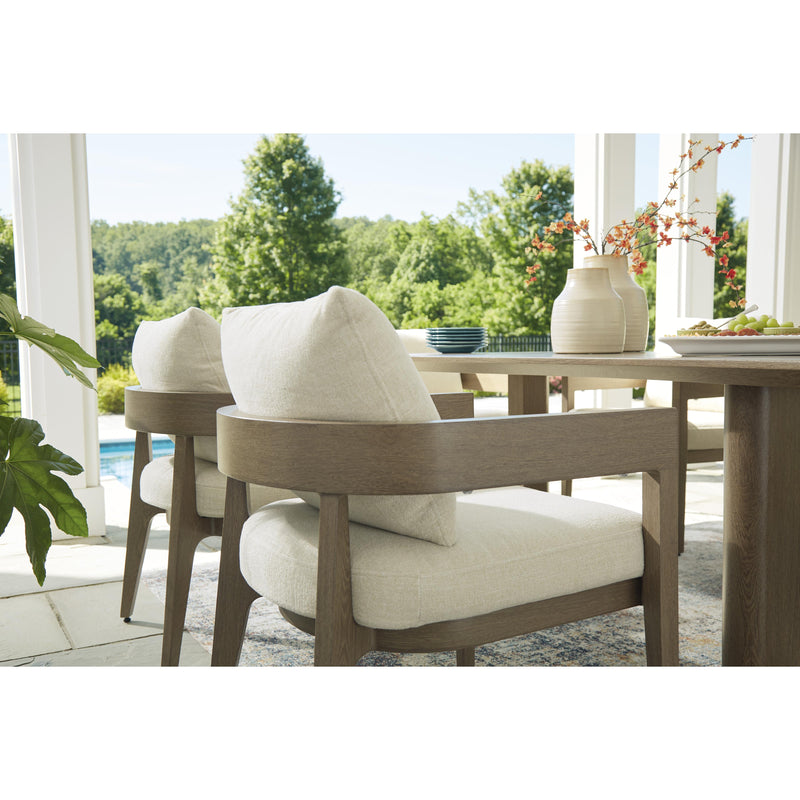 Signature Design by Ashley Serene Bay P671-625 Rectangular Dining Table with Umbrella Option IMAGE 9