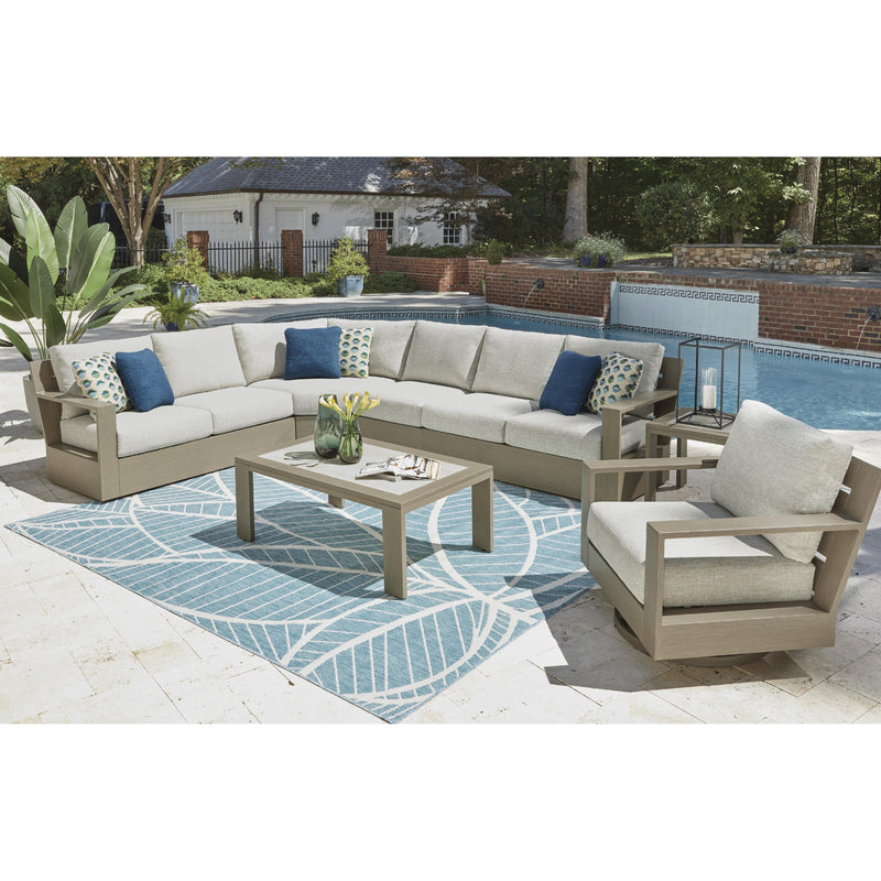 Signature Design by Ashley Kimpton Isle P704-821 Swivel Lounge with Cushion IMAGE 7