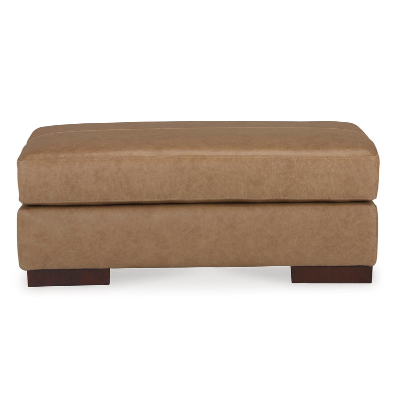 Signature Design by Ashley Lombardia Leather Match Ottoman 5730214C IMAGE 2