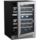 AVIVA 46-Bottle Vinopazzo Series Wine Cellar with 2 Temperature Zones VPC46DS3 IMAGE 3