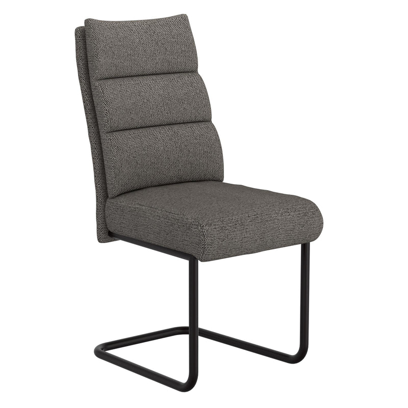 Worldwide Home Furnishings Brodi 202-138CH Dining Chair - Charcoal and Black IMAGE 1