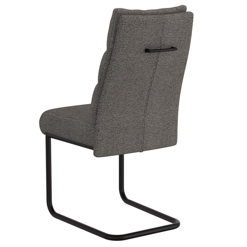 Worldwide Home Furnishings Brodi 202-138CH Dining Chair - Charcoal and Black IMAGE 3