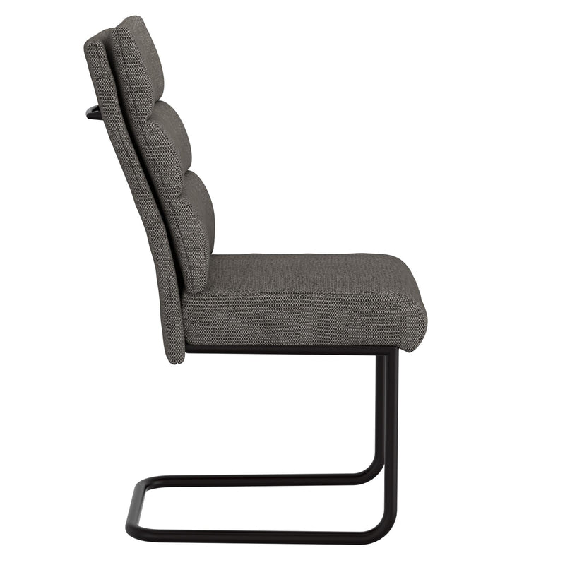 Worldwide Home Furnishings Brodi 202-138CH Dining Chair - Charcoal and Black IMAGE 4