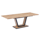  !nspire Forna 201-161NAT Dining Table w/Extension - Natural and Black IMAGE 3