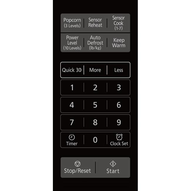 Panasonic 1.3 cu. ft. Countertop Microwave Oven with Inverter Technology NN-SC688SC IMAGE 2