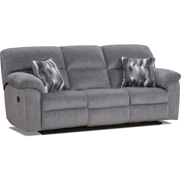 Affordable Furniture Mfg Reclining Fabric Sofa 1403 Reclining Sofa - Kynance Grey IMAGE 1