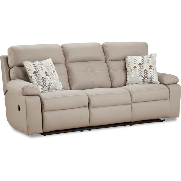 Affordable Furniture Mfg Sofas Reclining 1703 Reclining Sofa - Porschia Taupe IMAGE 1