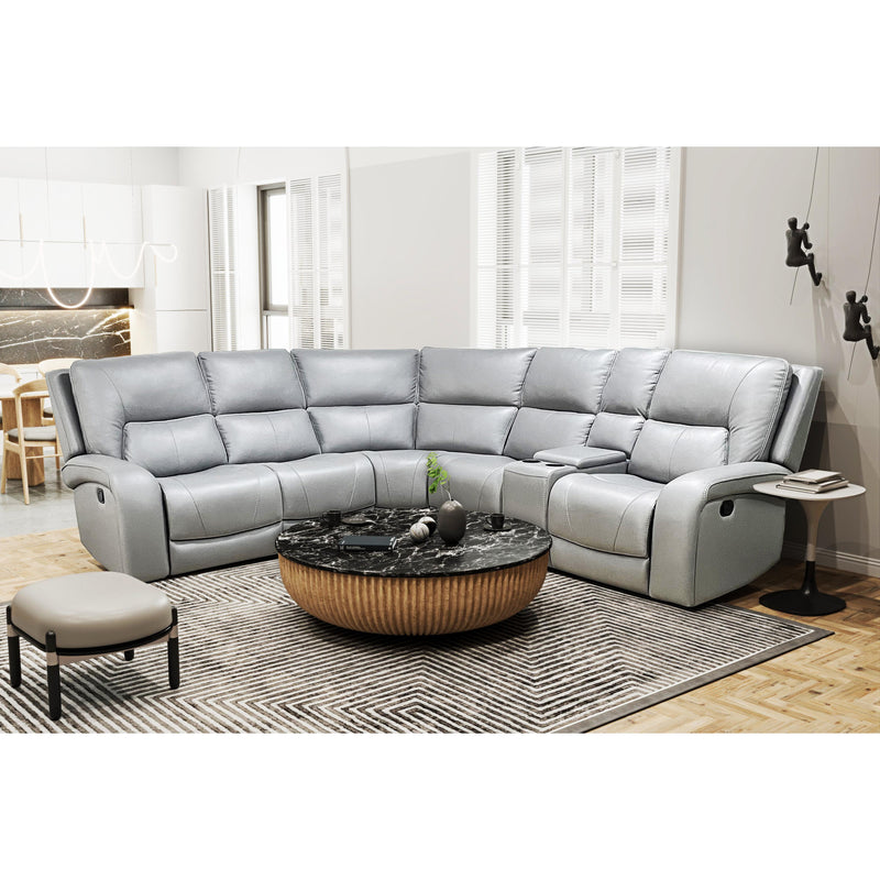 Primo International Casa Sienna Reclining Leather Look 7 pc Sectional UD63131683MOC3/UD63131683STXA/UD63131683STXC/UD63131683STCF/UD63131683STXA/UD63131683STXS/UD63131683MOC5 IMAGE 2