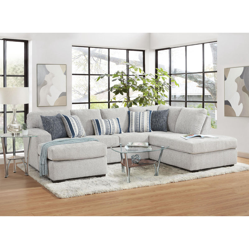 Affordable Furniture Mfg Sectionals Stationary 4550 3 pc Sectional - Bita Platinum IMAGE 3