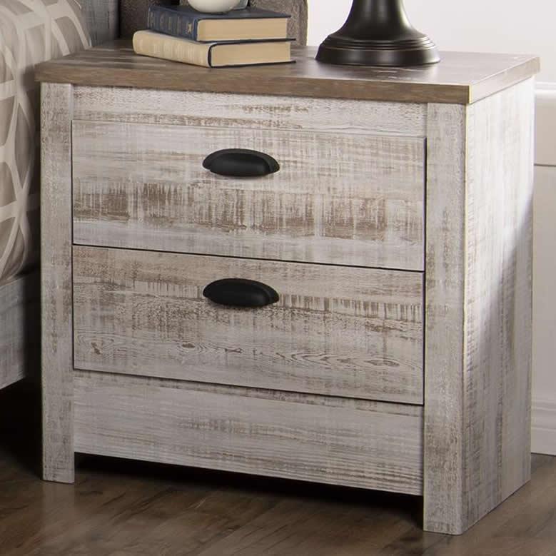 Dynamic Furniture Kaia 2-Drawer Nightstand 679-222 IMAGE 1