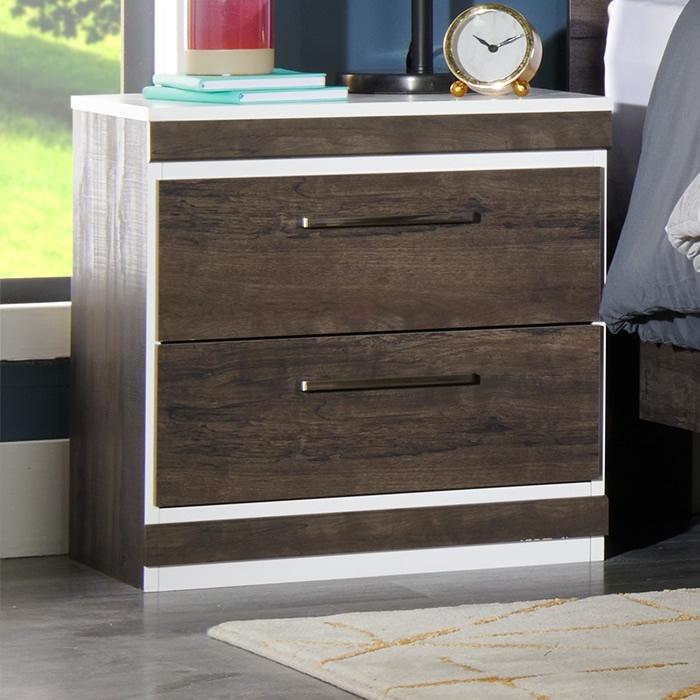 Dynamic Furniture 2-Drawer Nightstand 299-222 IMAGE 1