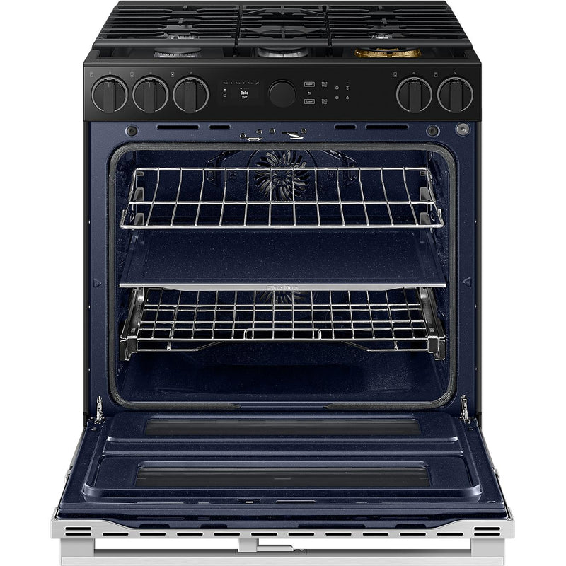 Samsung 30-inch Slide-in Gas Range with Wi-Fi NSY6DG8550SRAC IMAGE 2