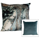 Gouchee Home Decorative Pillows Decorative Pillows Galaxy Pillow 18x18 - Teal IMAGE 3