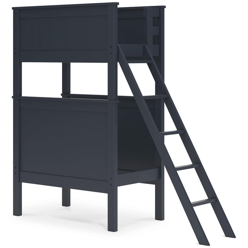 Signature Design by Ashley Nextonfort B396B12 Twin over Twin Bunk Bed with Mattresses IMAGE 3