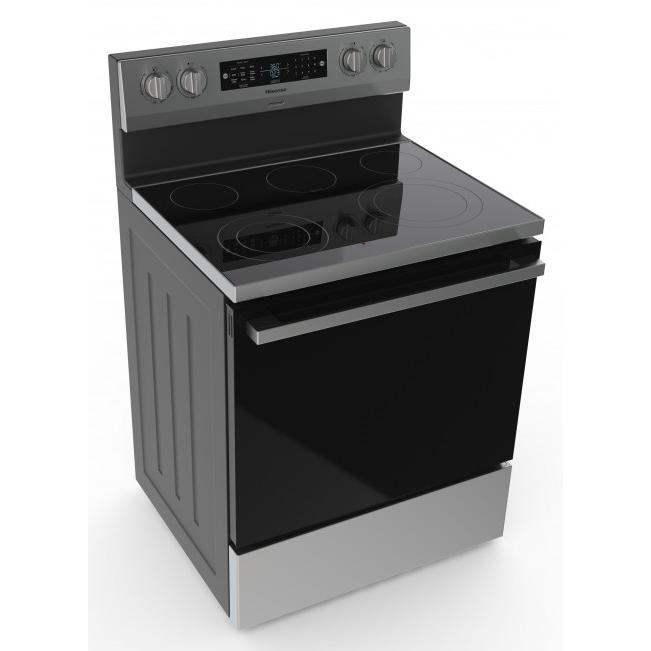 Hisense 30-inch Freestanding Electric Range with True Convection Technology HBE3502CAS IMAGE 2