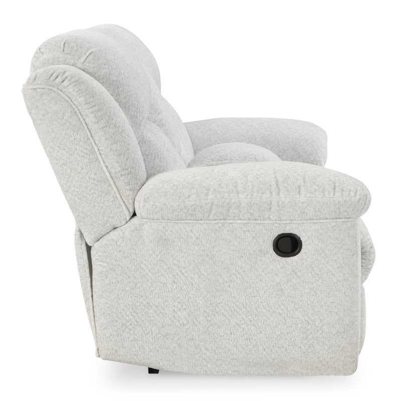 Signature Design by Ashley Frohn Reclining Fabric Loveseat with Console 3740594C IMAGE 4