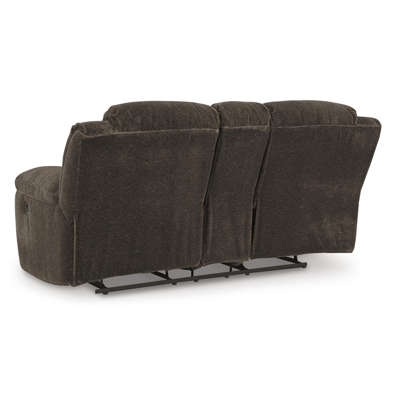 Signature Design by Ashley Frohn Reclining Fabric Loveseat with Console 3740794C IMAGE 5