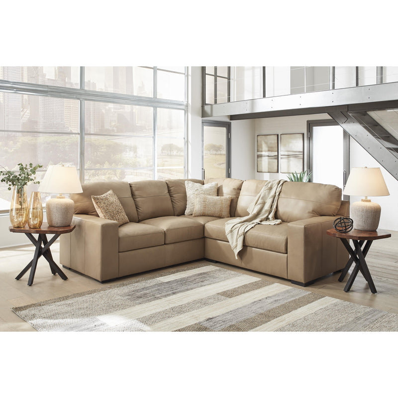 Signature Design by Ashley Bandon Leather Match 2 pc Sectional 3800648C/3800656C IMAGE 2