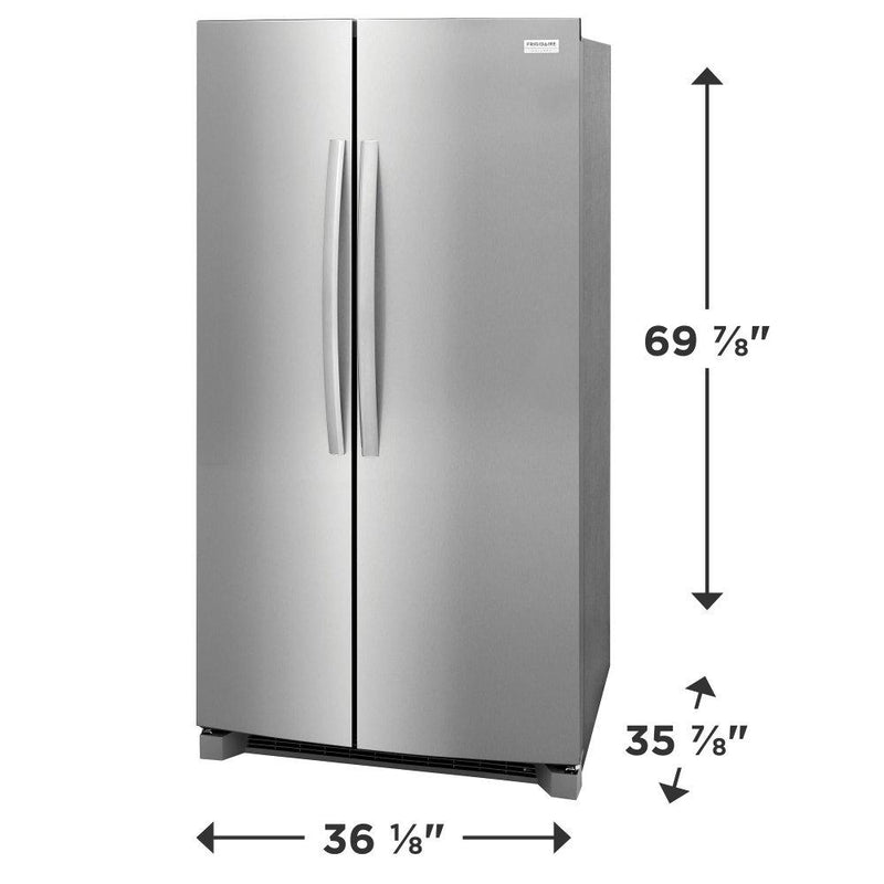 Frigidaire Gallery 36-inch, 26 cu. ft. Freestanding Side-by-Side Refrigerator GRSN2620AF IMAGE 8