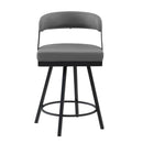  Mazin Furniture Crowley 5565-24GY Swivel Counter Height Chair IMAGE 4
