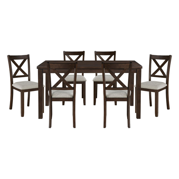 Mazin Furniture Challis 5905 7-Piece Pack Dinette Set IMAGE 1