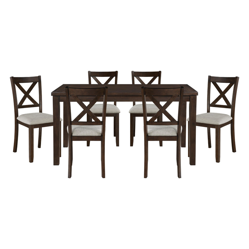Mazin Furniture Challis 5905 7-Piece Pack Dinette Set IMAGE 1