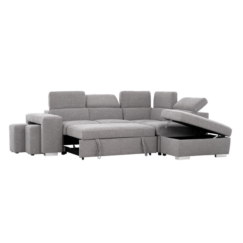 Primo International Pamina Fabric Sleeper Sectional U378233983STR1/U378233983STRO/U378233983STX3 IMAGE 1