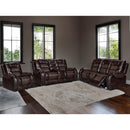  Primo International Lane Reclining Leather Look Sofa U916113883MODU IMAGE 2