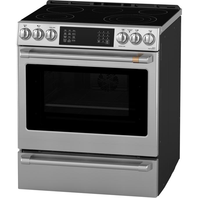 Café 30-inch Freestanding Electric Range with Wi-Fi CRS70XAWCS1 IMAGE 14