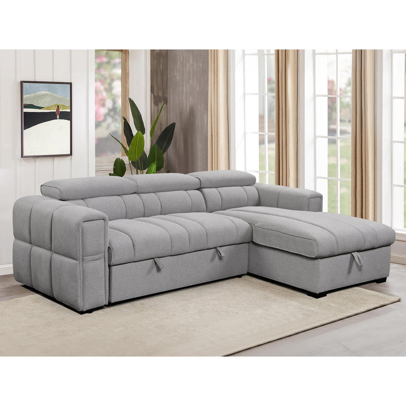 Primo International Timon Fabric Sleeper Sectional UF09138673STX3/UF09138673STX1 IMAGE 2