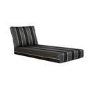  C.R. Plastic Products Bay Breeze DSC05 Chaise Extension Cushion - Peyton Granite IMAGE 1