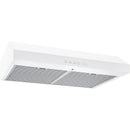 Broan 30-inch Glacier Series GLA3 Under-Cabinet Range Hood GLA3304WW IMAGE 3