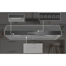  Broan 30-inch Glacier GLA2 Series Under-Cabinet Range Hood GLA2303BLS IMAGE 6