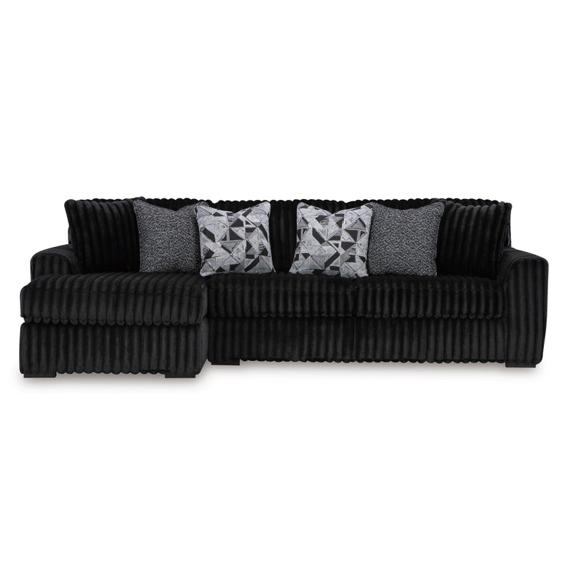 Signature Design by Ashley Midnight-Madness Fabric 2 pc Sectional 9810316/9810367 IMAGE 1