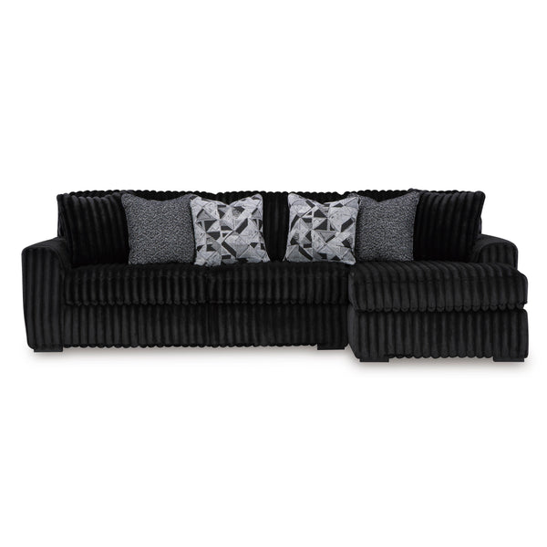 Signature Design by Ashley Midnight-Madness Fabric 2 pc Sectional 9810366/9810317 IMAGE 1