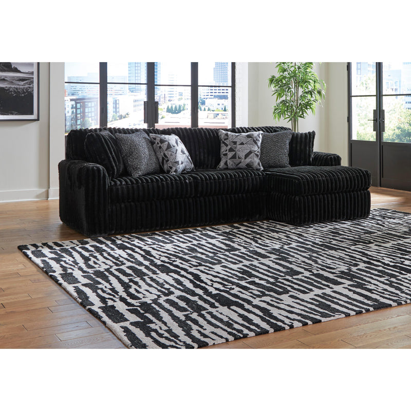 Signature Design by Ashley Midnight-Madness Fabric 2 pc Sectional 9810366/9810317 IMAGE 3