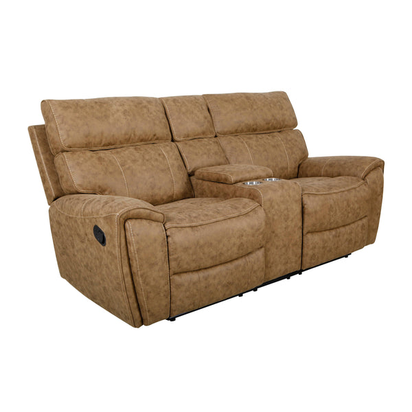 Primo International Maxton Reclining Loveseat with Console UC75126633MOLC IMAGE 1