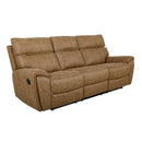  Primo International Maxton Reclining Sofa Maxton Reclining Sofa - Crackle Saddle IMAGE 1