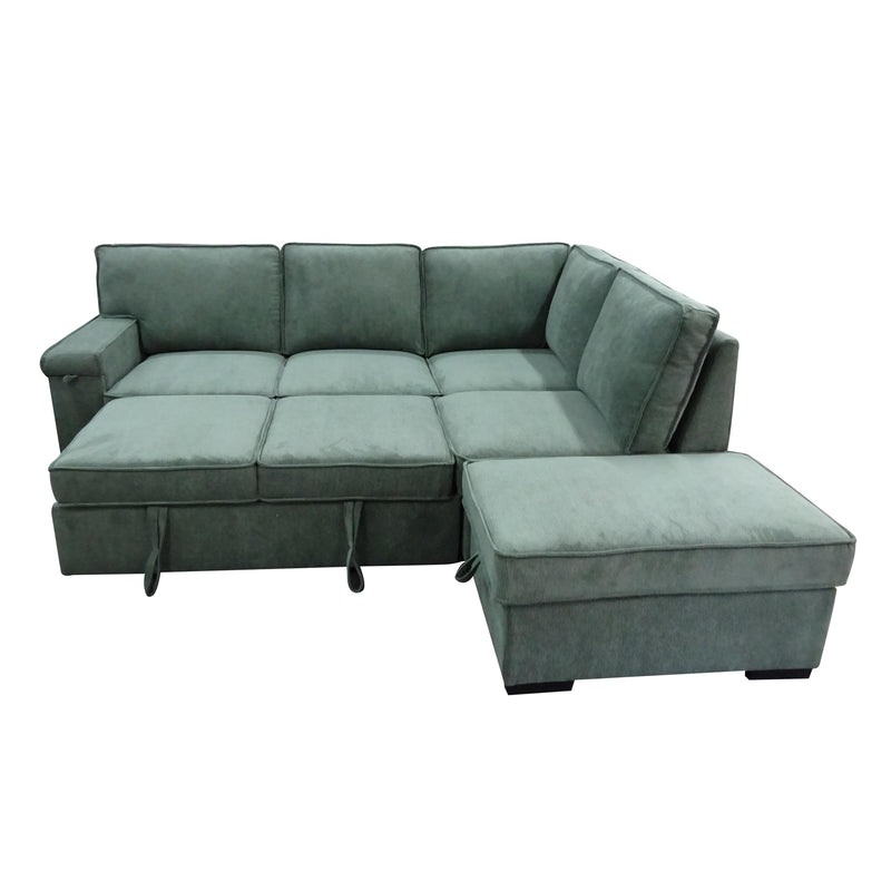 Primo International Nicola Fabric Sleeper Sectional UF10138683STX3/UF10138683STR1/UF10138683STOS IMAGE 2